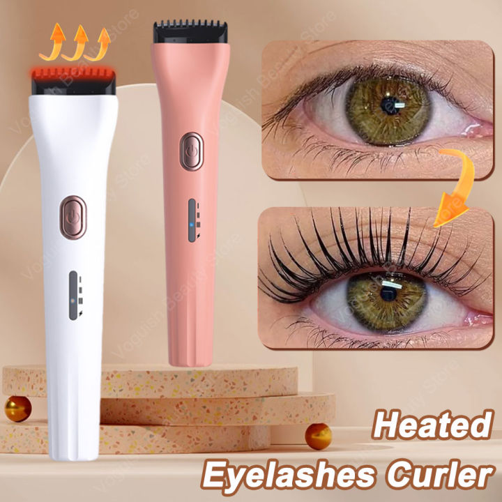 5D Heated Eyelashes Curler Long-Lasting Curl Electric Eyelash Curlers Quick Heating Curling Effect Eye Lash Perm Grafting Clip