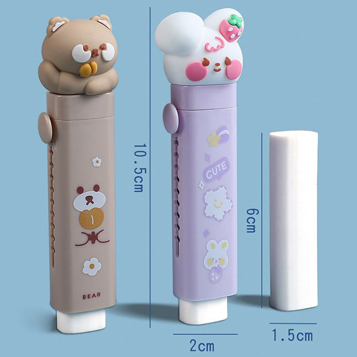 Cat%20Paw%20Shaped%20Erasers%20Retractable%20Pen%20Eraser%20Stick%20And%20Refills%20Cute%20Rubber%20For%20Kids%20Students%20School%20Office%20Stationery%20Cat%20-%20Image%202