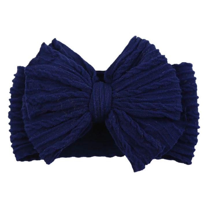 Solid%20Cable%20Bow%20Baby%20Headband%20for%20Child%20Nylon%20Layers%20Headwear%20Kids%20Elastic%20Turban%20Headwraps%20Newborn%20Boys%20Girls%20Hair%20Accessories%20-%20Image%207