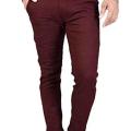 Maroon Twill Gabardine Pant for Men - Formal Pant For Men - Formal Pant For Men.