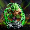 New Anime Dragon Ball Figure Broly Figurine 17CM PVC Action Figures GK Statue Collection Model Toys for Children Gifts.