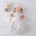 Summer Newborn Baby Wrap Blankets Soft Baby Sleeping Bags Newborn Bedding Cartoon SleepSack Baby Swaddle Blanket 0-6 Months. 