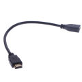 1Pc 15cm/30cm HDMI Male to Female Extension Cable HDMI Protector Extender Cord. 