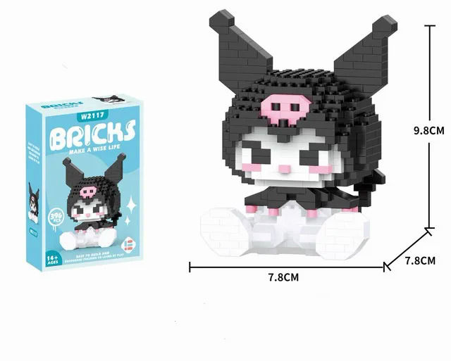 Hello%20Kitty%20Building%20Block%20Sanrio%20Anime%20Figure%20Kuromi%20Assembled%20Toys%20Decorative%20Ornament%20Model%20My%20Melody%20Children's%20Puzzle%20Gifts%20-%20Image%208