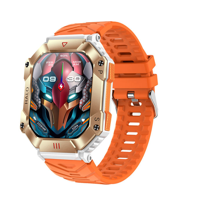 KR80%20Smart%20Watch%20Fitness%20Tracker%20Smartwatches%20Heart%20Rate%20Blood%20Oxygen%20Blood%20Pressure%20Sleeping%20Monitor%20Waterproof%20With%202.0-inch%20Screen%20Smart%20Watch%20For%20Men%20Women%20-%20Image%202