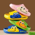Children Slippers Kids Summer Cartoon Beach Shoes Boys Girls Baby Soft Sole Anti-Slip Ourdoor Slippers Beach Sandals. 