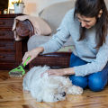Pet Knotting Comb, a Pet Grooming Tool for Cats and Dogs 12+23 Blades, Grooming Small and Large Dogs with Medium to Long Hair to Prevent Tangles Yellow. 