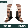 1 pc Single Curtain Pipe holder Side Clump for 1 inch pipe. 