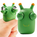GC Funny Grass Worm Pinch Toy Novelty Eye Popping Decompression Squeeze Toy For Kids Gifts. 