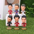 Soccer Star Figure Mini Football Player Car Ornaments Collection Doll Star Sports Action Figures Souvenirs Toys Fans Gifts. 