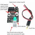 Bluetooth 5.0 Wireless Audio Digital Power Amplifier Stereo Board 50Wx2 Bluetooth Amp Amplificador ZK-502L.