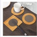 Dinning Table Mat/Wooden Nonslip Heat Pad For Kitchen. 