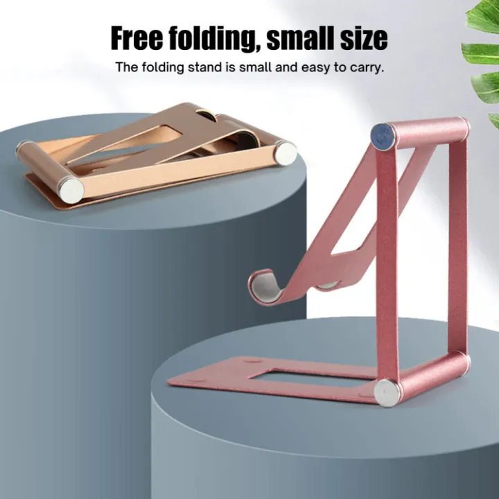 Aluminum%20Alloy%20Portable%20Mobail%20&%20iPad%20Stand%20Compatible%204.7-11%20Inch%20Tablet%20Phone%20Holder%20Adjustable%20Desktop%20Phone%20Tablet%20Stand%20-%20Image%202