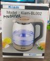 Kiam Electric Glass Kettle | Bl-002 | 1.8L. 