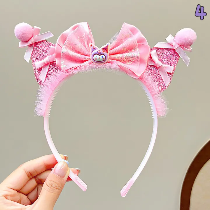 Sanrio%20Kuromi%20Headband%20Raw%20Edge%20Bow%20Hair%20Accessory%20Sweet%20Cartoon%20Headdress%20ANLAN%20-%20Image%205