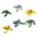 6 pcs x Mini Frog Toy Plastic Realistic Frog Prank Funny Simulation Animal Toys. 