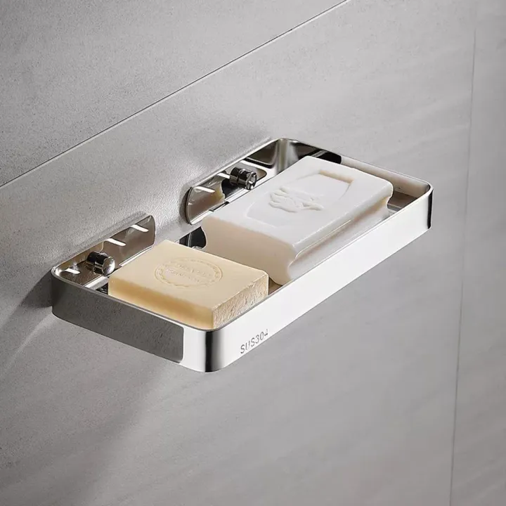 Double soap Case SS For bath kitchen Washroom | Daraz.com.bd