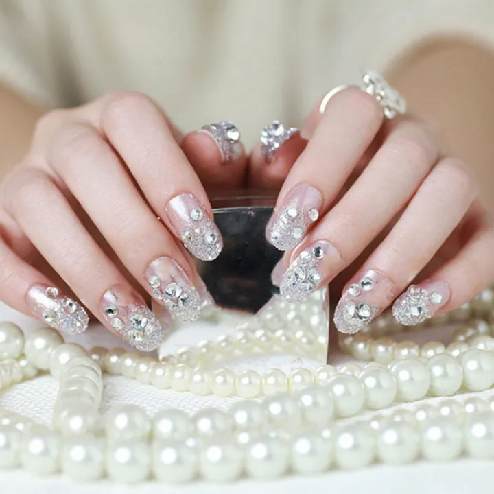 24Pcs/Box%20Women%20Black%20White%20Gold%20Fake%20Nails%20Naked%20fan%20Print%20Full%20Cover%20False-MOILY%20-%20Image%204