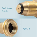 Propane Tank Adapter Converts POL LP Tank Service Valve to QCC1 / Type1 Hose or Regulator. 
