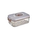 Vacuum Sealed Canister Household Fresh-keeping Box Refrigerator Food Organizers Containers Drainable Kitchen Storage Fruit Tank. 