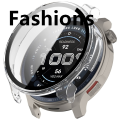 Fashions Tempered Glass Case For Amazfit Balance 2 A2429 Smart Watch Strap Protective Bumper Balance2 Cover Screen Protector Accessories.