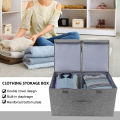 Storage Box, Fabric Storage Box with Lid,Organizer. 
