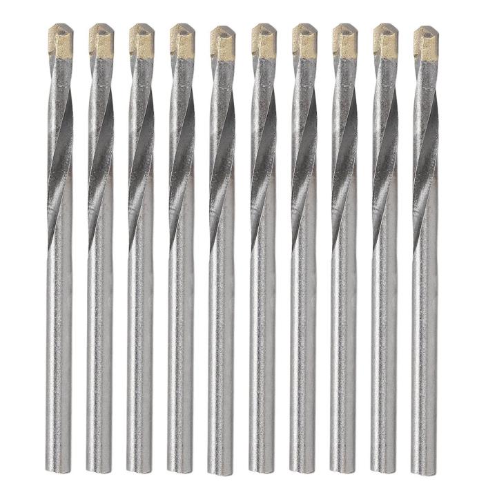 10Pcs 4mm Carbide Drill Bit Tungsten Steel Straight Shank Twisting Set