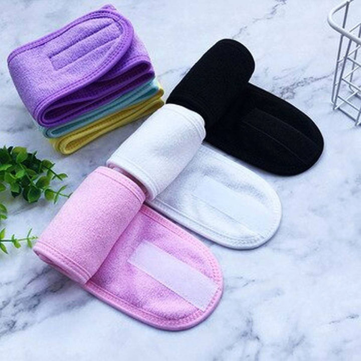 Adjustable Elastic Hair Wrap Towel for Bath and Salon - SPA Facial Beauty Wash Tools
