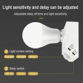 Automatic On/off for Nighttime Human Body Infrared Motion Sensor Holder PIR Motion Sensor Light Socket E27 Lamp Holder.