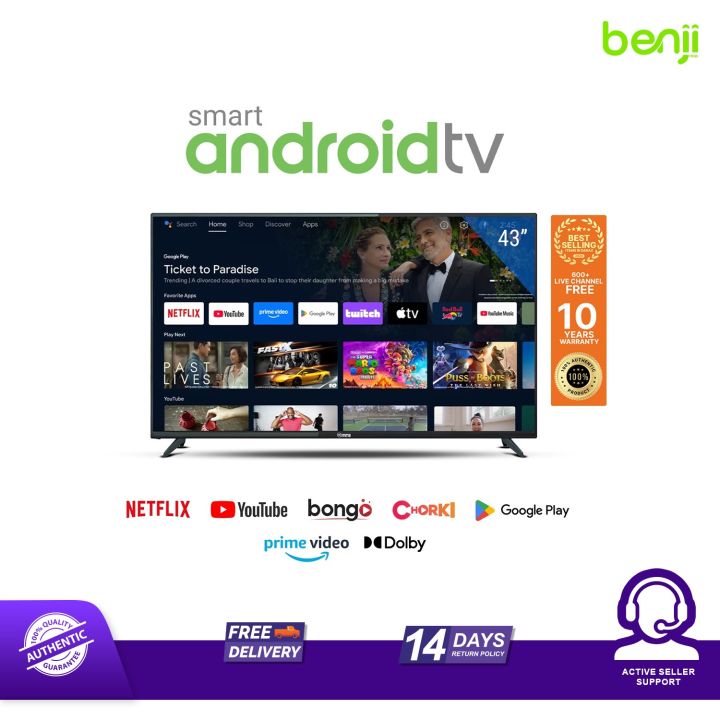 MME TV 43 Frameless 4K Support FHD Android Smart TV