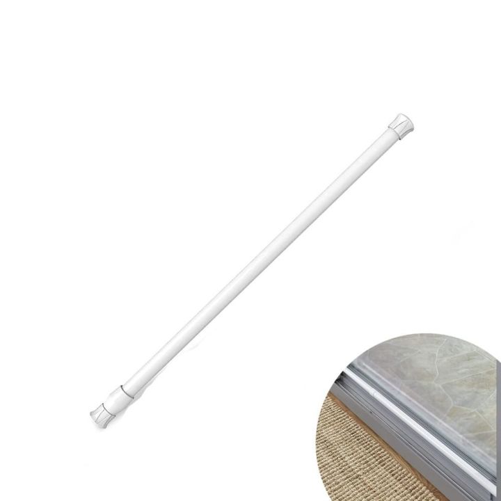 1/4 Pcs Adjustable Window Security Bars Smooth Door Security Bar with Rubber Tips Window Safety Lock Bar Door
