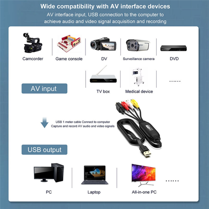 USB%20Video%20Capture%20to%20Digital%20Converter%20USB%202.0%20Video%20Audio%20Capture%20Card%20for%20TV%20DVD%20Support%20System%20Easy%20Install%20Easy%20to%20Use%20-%20Image%206