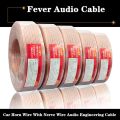 1m Audio Speaker Wire DIY Hifi Oxygen Free Copper Professional Apeakers Cable Acoustics For Home Amplifier Theater KTV DJ System. 