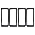 4Pc Interior Vent Outlet Cover for Voxy 2022 Bright Black RHD.