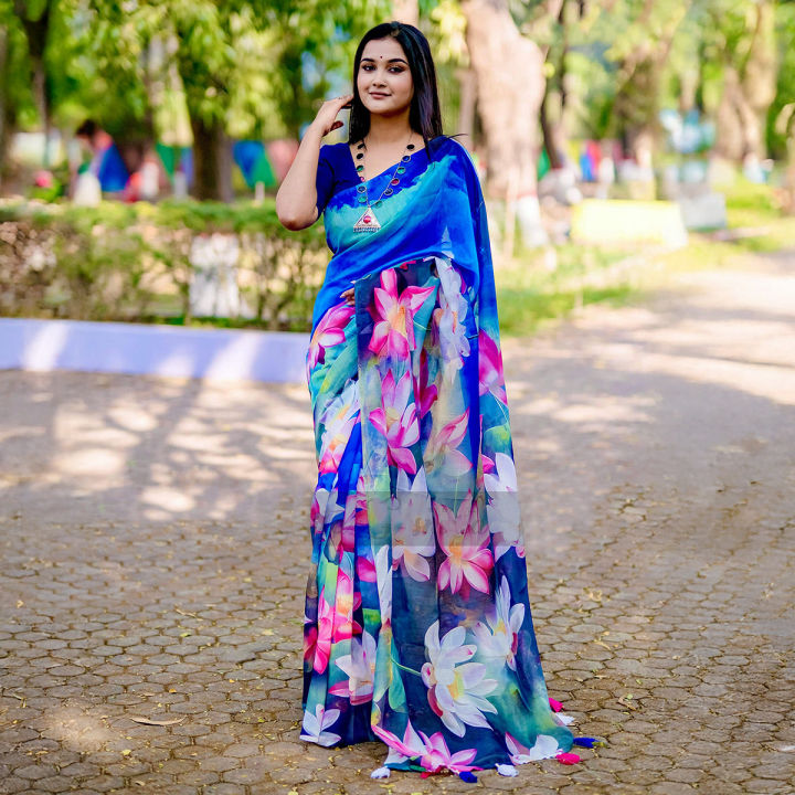 Chanderi%20Silk%20Digital%20Printed%20tassel%20Saree%20Soft%20and%20comfortable%2013%20Hand%20Saree%20For%20Women%20-%20Image%202