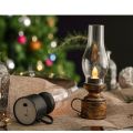 LED Vintage Kerosene Lamp Creative Electronic Light Battery Powered Candle Lamps Home Party Decoration. 