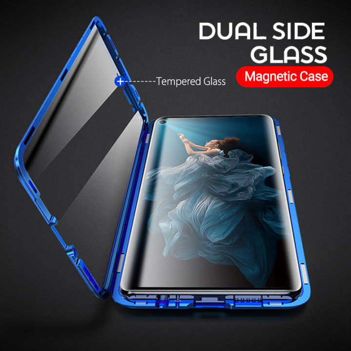 w20%20V2or%20Vie%20Glass%20Hon%20Phone%20Case%20Tempered%2020%20Magnetic%20r%20Viewver%20Fo360%20Metal%20Cor%20Hono%20Flip%20Case%20for%20Huawei%20Honor%20V200%20Shockproof%20Bottom%20-%20Image%202