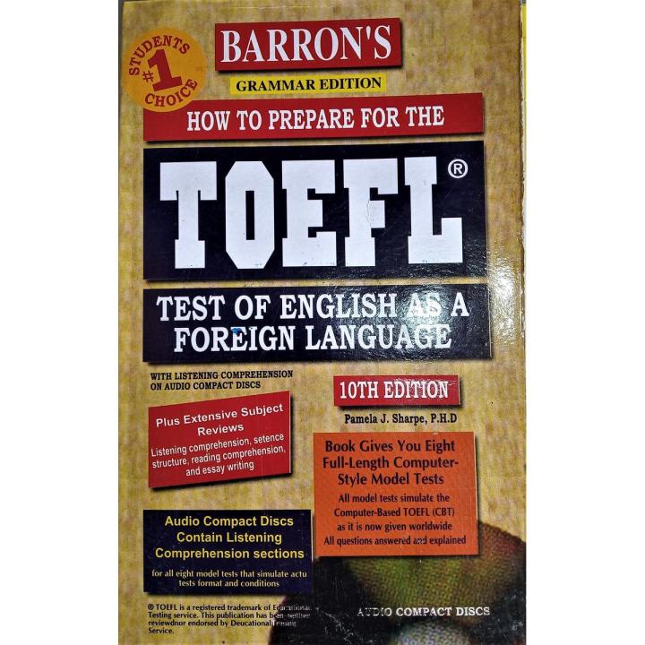BARRON'S TOEFL ( Grammer Edition -19th )