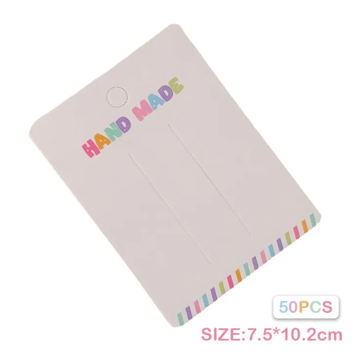 50PCS%20Hairpin%20Packaging%20Cards%20Necklace%20Display%20Cards%20With%20Bags%20Jewelry%20Display%20Cards%20Self-Seal%20Bags%20Paper%20Label%20Tags%20Luyo%20-%20Image%204