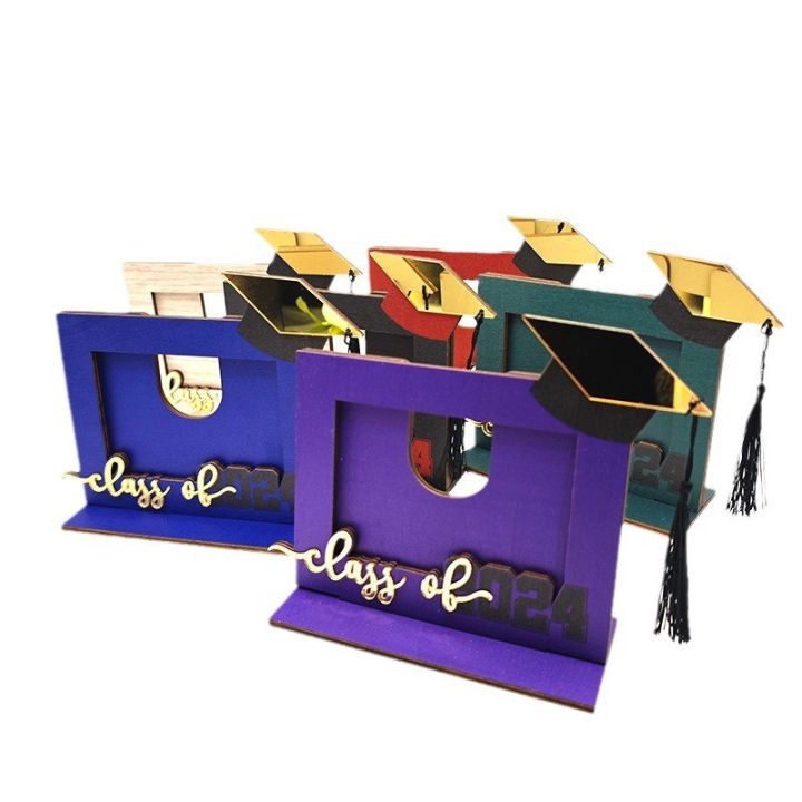 Industry commemorative gift frame, set table, festival biwu, wooden ornaments, photo table, graduation season ceremony, cross-border three-dimensional wood
