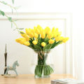 Upscaled Quality - Artificial Tulip Flowers False Bouquet Real Touch Home Wedding Party Decor - Innovative Design - Expression of Yourself. 