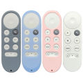 Soft Silicone Case For 2020 Google Chromecast 4k Snow Remote Protective Cover Shell Non-slip For Chromecast Smart TV Remote Eatop. 