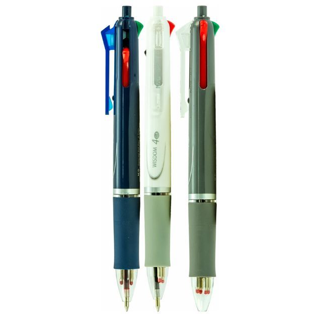 M&G%20Wisdom%204%20Color%20Pen%200.7mm%20Semi%20Gel%20Ball%20Pen%201pec.%20-%20Image%202