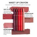 【sought-after】 Matte Lipstick Pen Pink Matte Solid Lip Gloss Waterproof Long Lasting Lipstick Pencil Lip Liner Pen Lip Makeup.