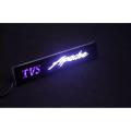 Bike name plate Logo LED  Light for Apache for motorcycle. 