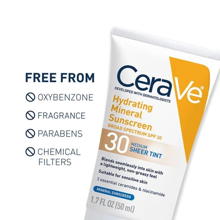 CeraVe%20Hydrating%20Mineral%20Sunscreen%20SPF30%20with%20Sheer%20Tint%2050ml%20-%20Image%204