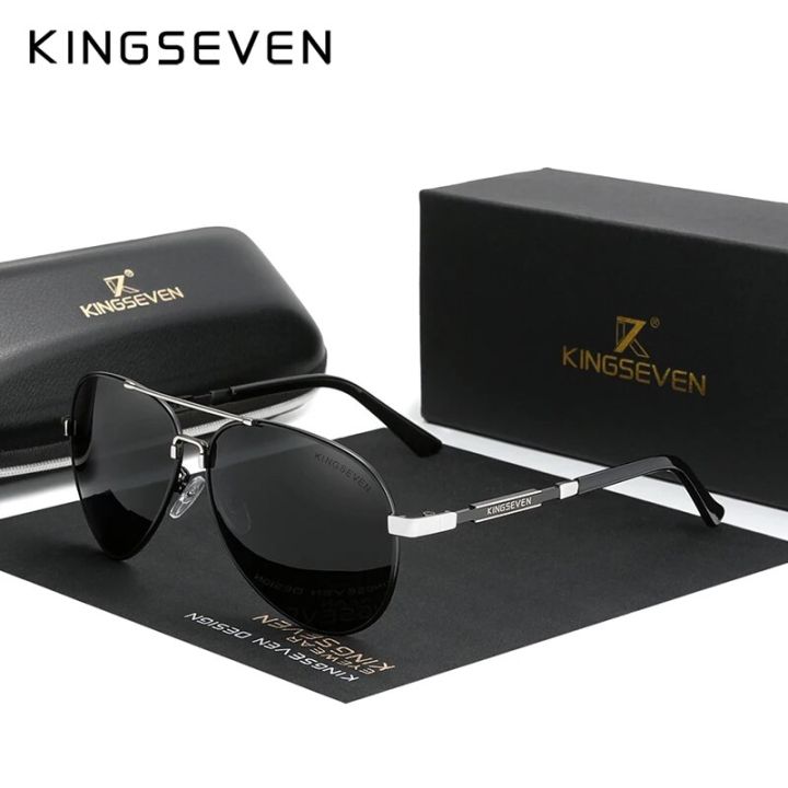 KINGSEVEN%20NEW%20Fashion%20Men's%20Aluminum%20Sunglasses%20Polarized%20Fishing%20Driving%20Sun%20glasses%20Brand%20Men%20UV400%20Photochromism%20Lens%20Male%20-%20Image%206