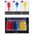 120 Pcs/60 Pairs Quick Splice Wire Terminals T-Tap Self-Stripping. 