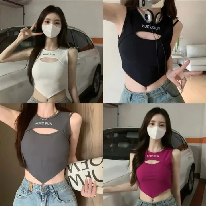 Summer%20Street%20Sleeveless%20Tanks%20Short%20Party%20Hot%20Tops%20Women%20Hollow%20Out%20Bra%20Y2K%20Female%20Camisole%20Spaghetti%20Strap%20Bra%20Crop%20Tops%20-%20Image%203