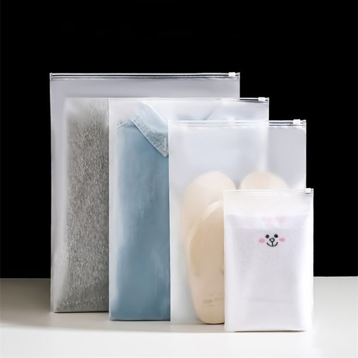 StoBag%2010pcs%20Frosted%20Matte%20Zipper%20Bags%20Clothes%20Packaging%20Pouches%20Ziplock%20Plastic%20Sealed%20Shirts%20Storage%20Reusable%20Organizer%20Pocket%20-%20Image%203